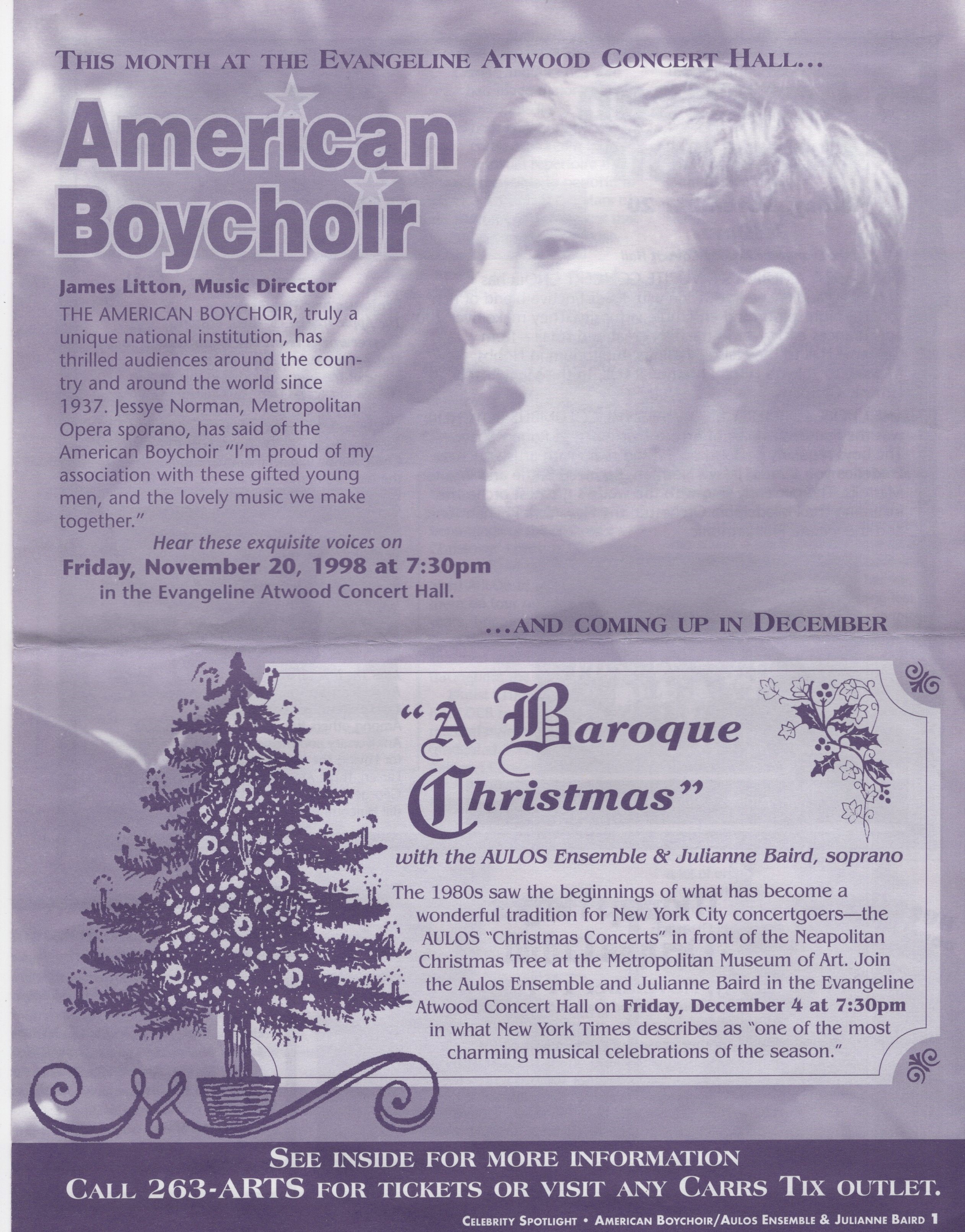 Anchorage Concert Association Advertisement Advertisements The